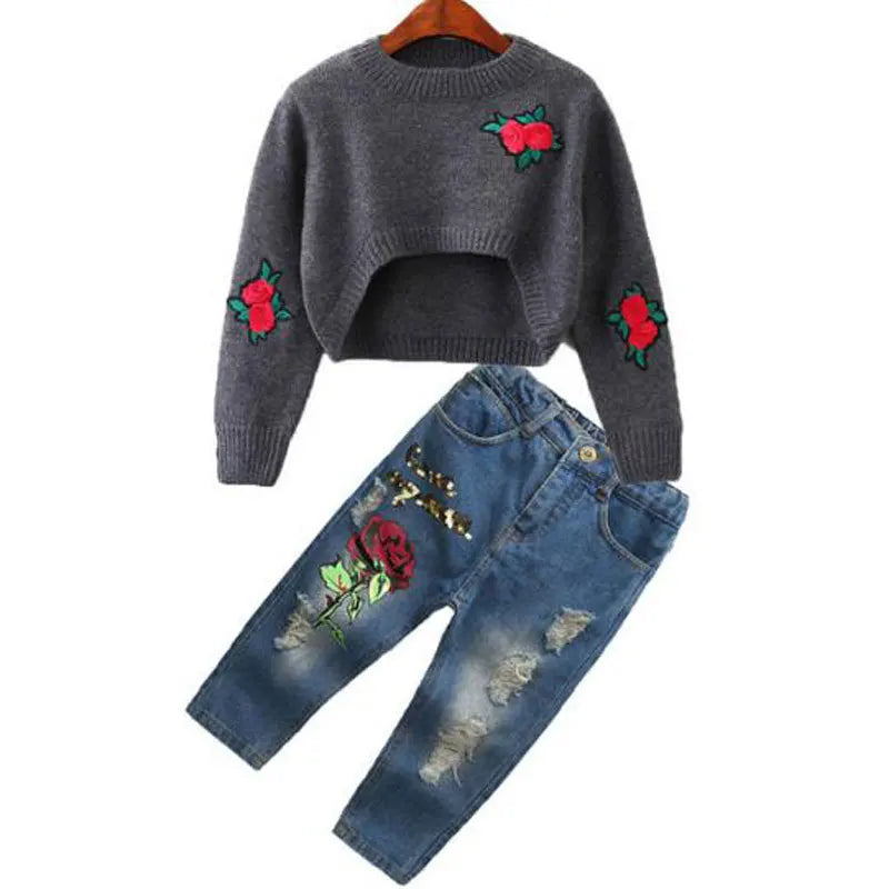 Children Clothing Sets Spring Autumn Baby Girls Clothing Sets Pants