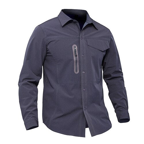 Summer Shirt Men Outwear Tactical Combat Shirts Men Military Long Sleeve Shirts