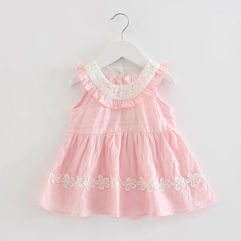 Baby Girls Dress Children Clothes Sleeveless Kids Birthday Dress Girls Princess Dress 0-2Y