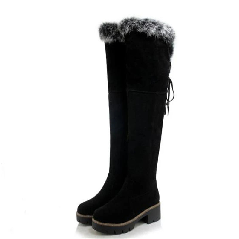 Women Boots Autumn and winter Cashmere Keep warm Winter boots