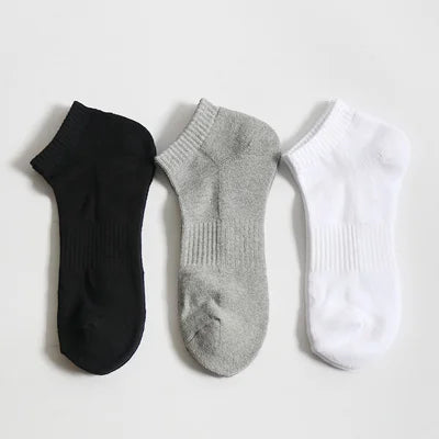 Man Winter Thicken Warm Towel Bottom Cotton Ankle Socks Male Simple Casual Terry