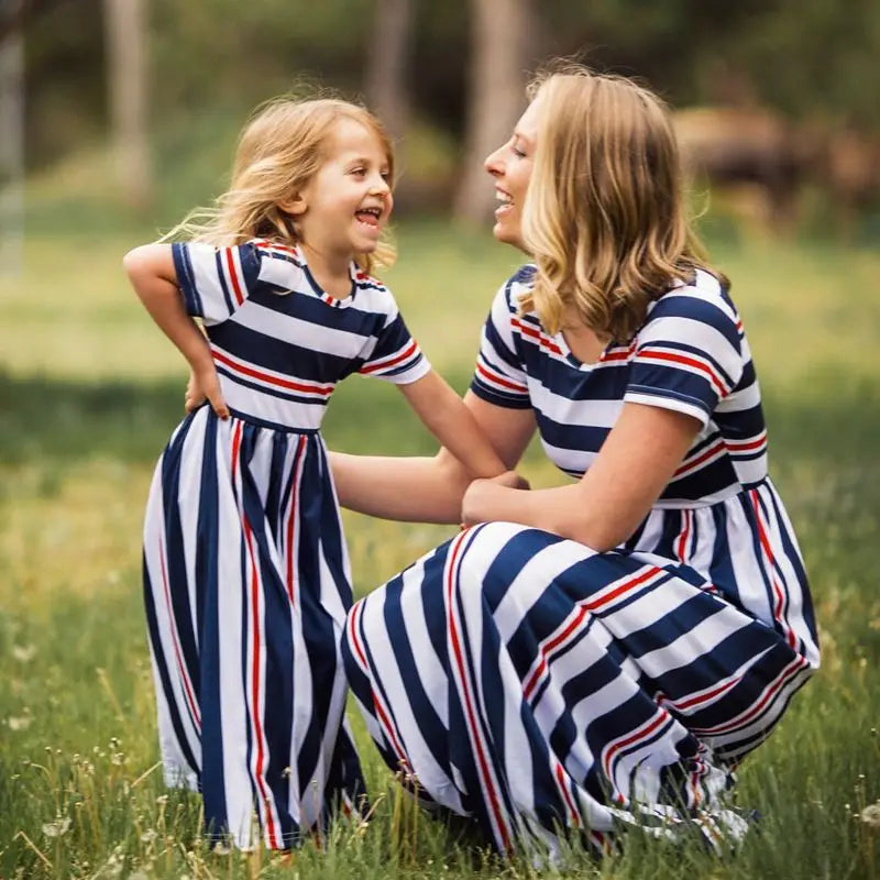 Mother Daughter Dresses Mom and Daughter Dress Family Matching Outfits