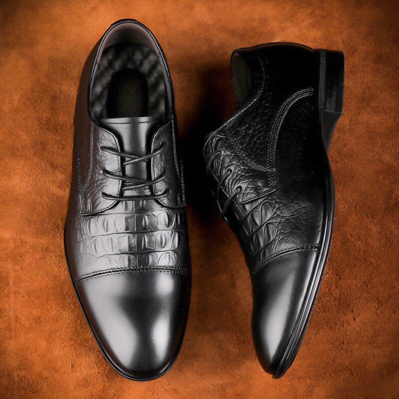 Genuine Leather Mens Casual Shoes Business Formal Shoes Evening Dress Luxury Shoes Designer