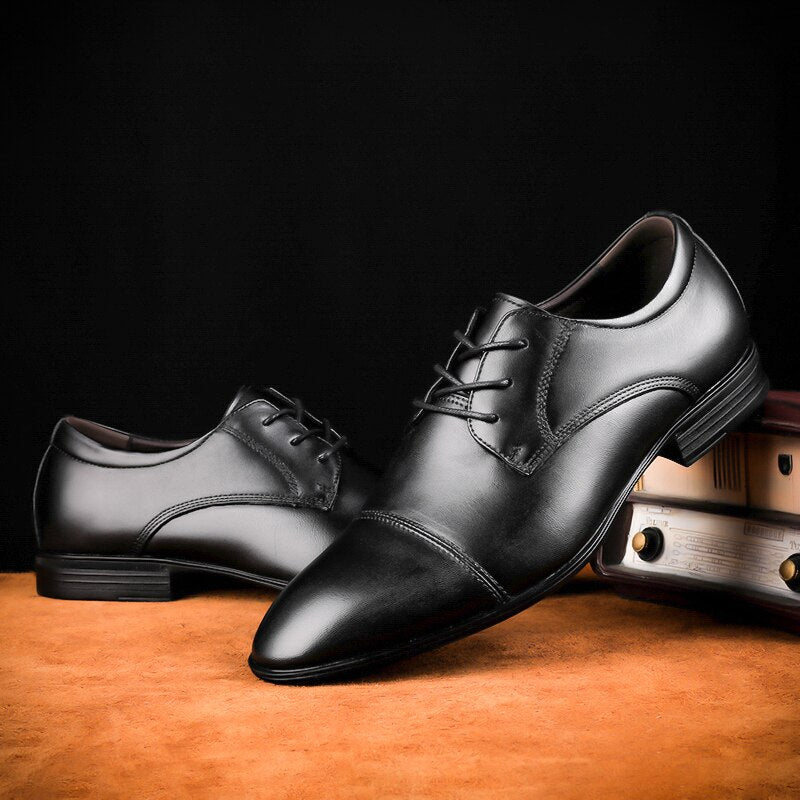 Genuine Leather Mens Casual Shoes Business Formal Shoes Evening Dress Luxury Shoes Designer