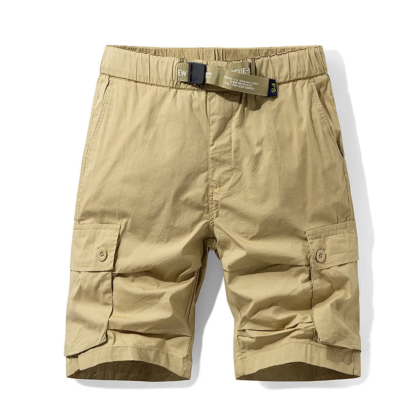 Men Pocket Military Cargo Shorts Summer Male Cotton Men Tactical Shorts Short Pants