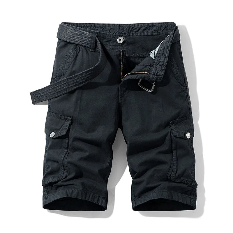 Summer Men's Multi Pocket Military Cargo Shorts Male Men Tactical Shorts