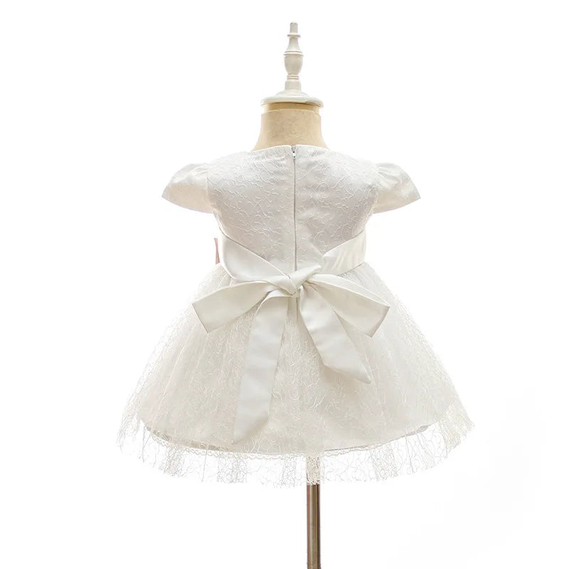 Infant Baby Girl Dresses Girl Christening Dress Baptism Baby Party Dresses