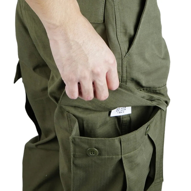 Cargo Pants Paratrooper Uniforms Trousers Army Green