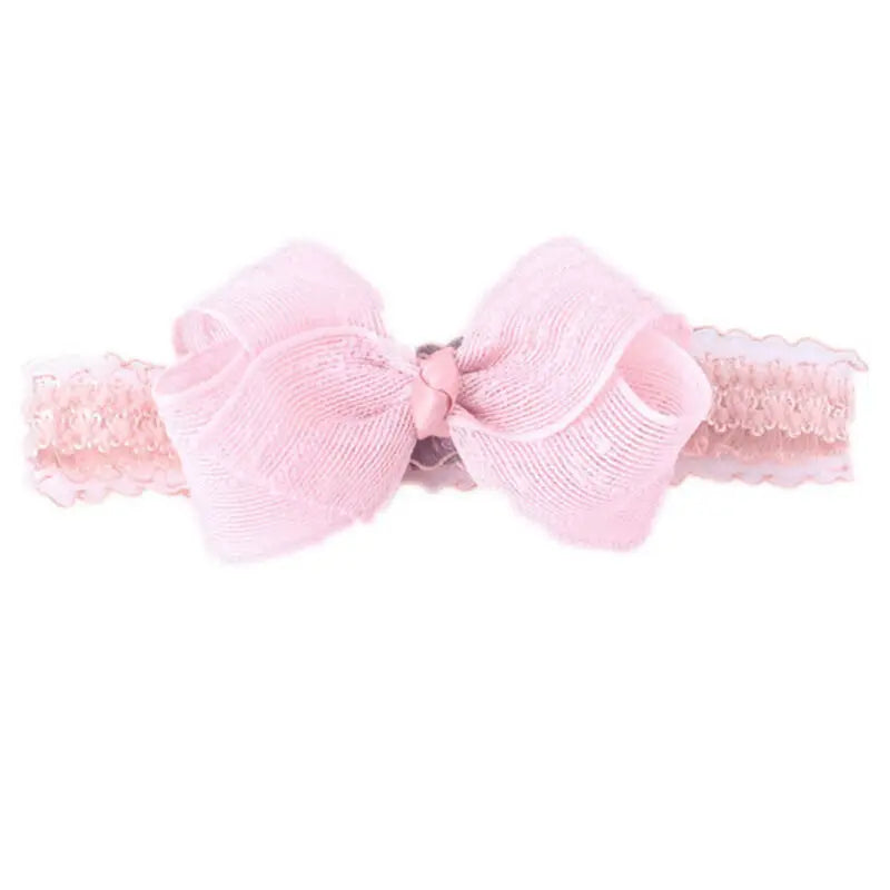 3pcs/Set Baby Kids Girls Bowknot Headband Toddler Elastic Hair Band Headwear Bow