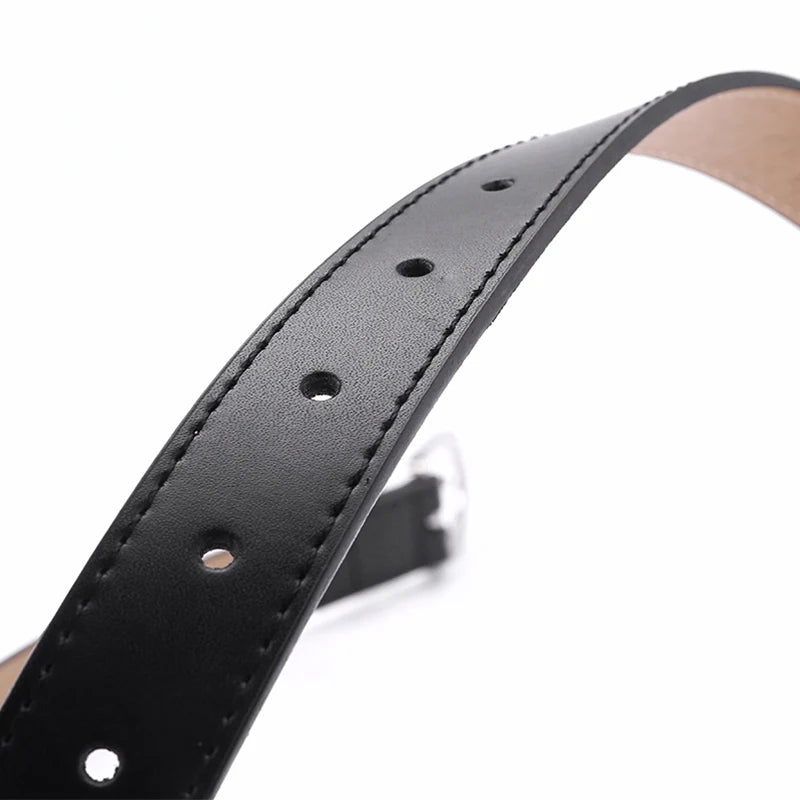 Women Belts For Dress Luxury Designer Narrow Jeans Ladies Thin Waist Leather Belt Female Waistband