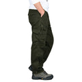 Cargo Pants Men Cotton Tactical Multi-Pocket Overalls Male Combat Loose Trousers Military Work Straight Joggers