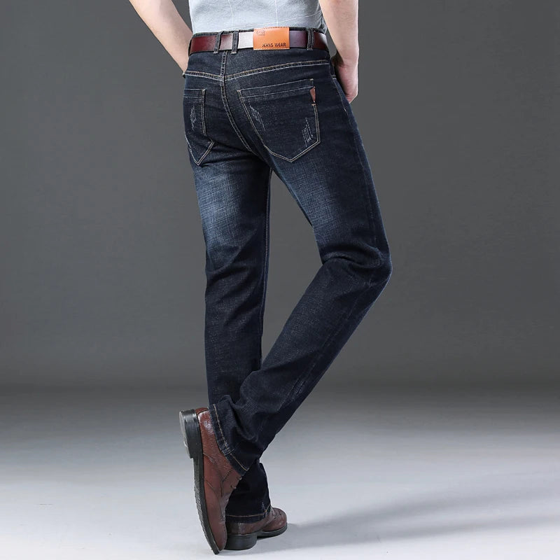 Mens Jeans Casual Men Denim Pants Comfortable Jeans Pants Men Straight Denim Trousers