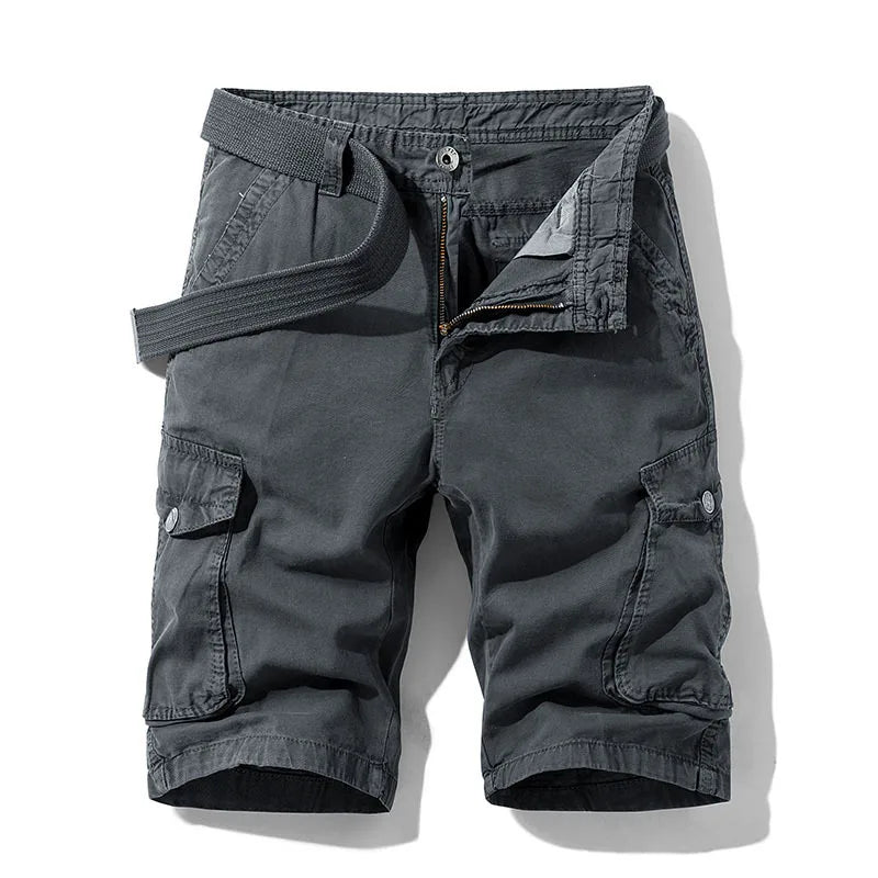 Summer Men's Multi Pocket Military Cargo Shorts Male Men Tactical Shorts