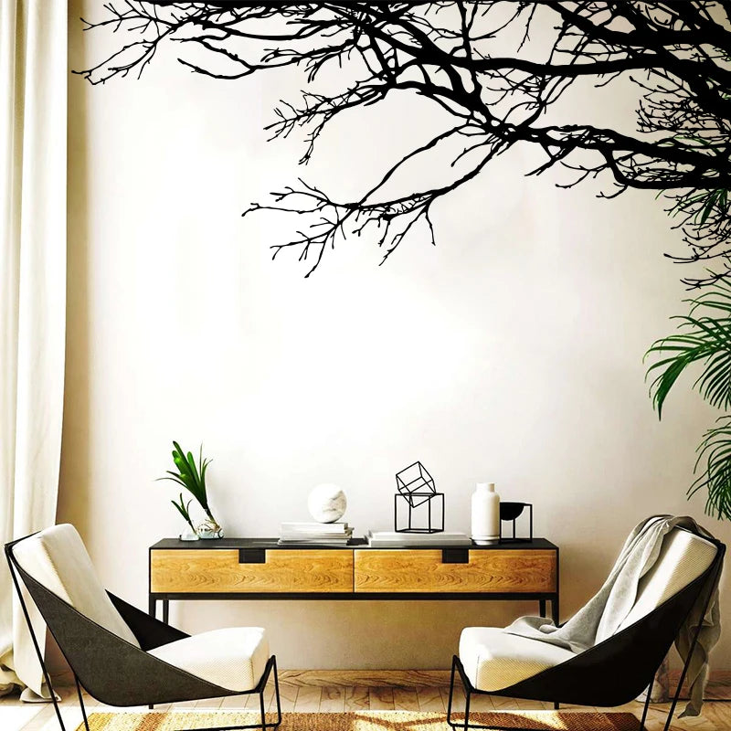 Tree Branch Wall Sticker Kids Room Nature Forest Tree Branch Woodland Wall Decal Bedroom Home Decor