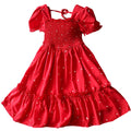 Baby Girl Summer Bohemia Dot Flower Dress Children Girl Beach Wear Dresses