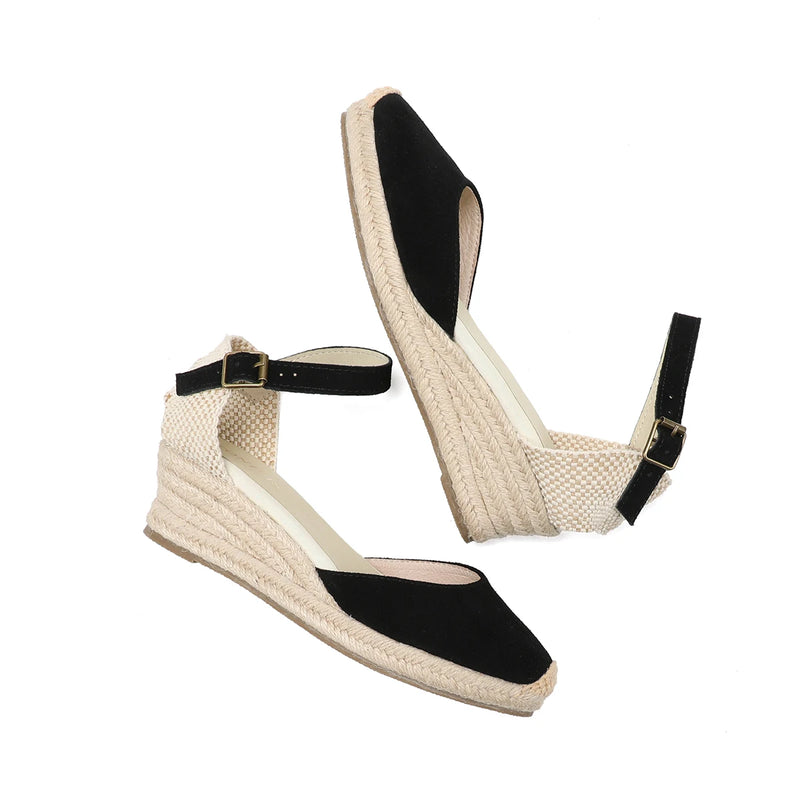 Genuine Open Solid Sandals Women's Elastic Casual Sandal