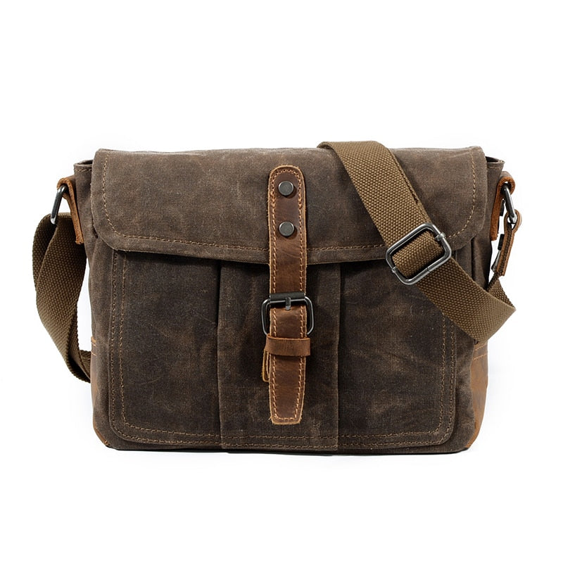 Men Crossbody Bags Male High Quality Vintage Shoulder Bag Casual Solid Messenger Bag Waterproof Satchels