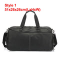 Men Handbag Leather Large Capacity Travel Bag Shoulder Bag Male Hand Duffle Tote Bag Casual Messenger Bags