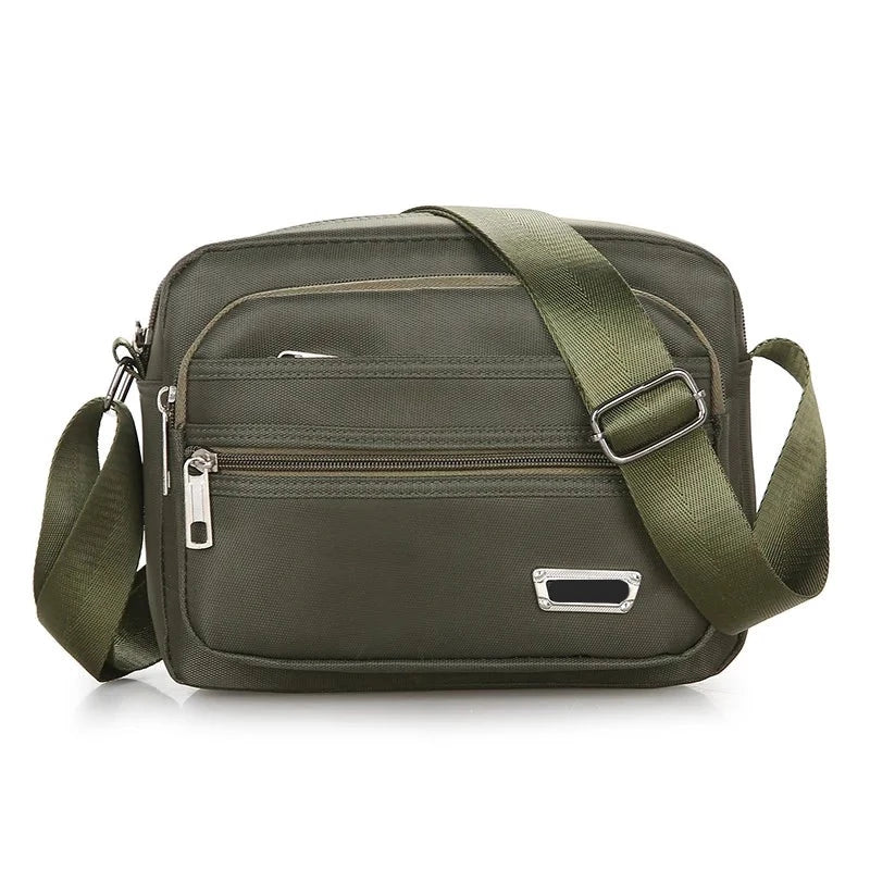 Men's Messenger Bag Mini Business Shoulder Bags Casual Cross Body Messenger Bags Male Multilayer