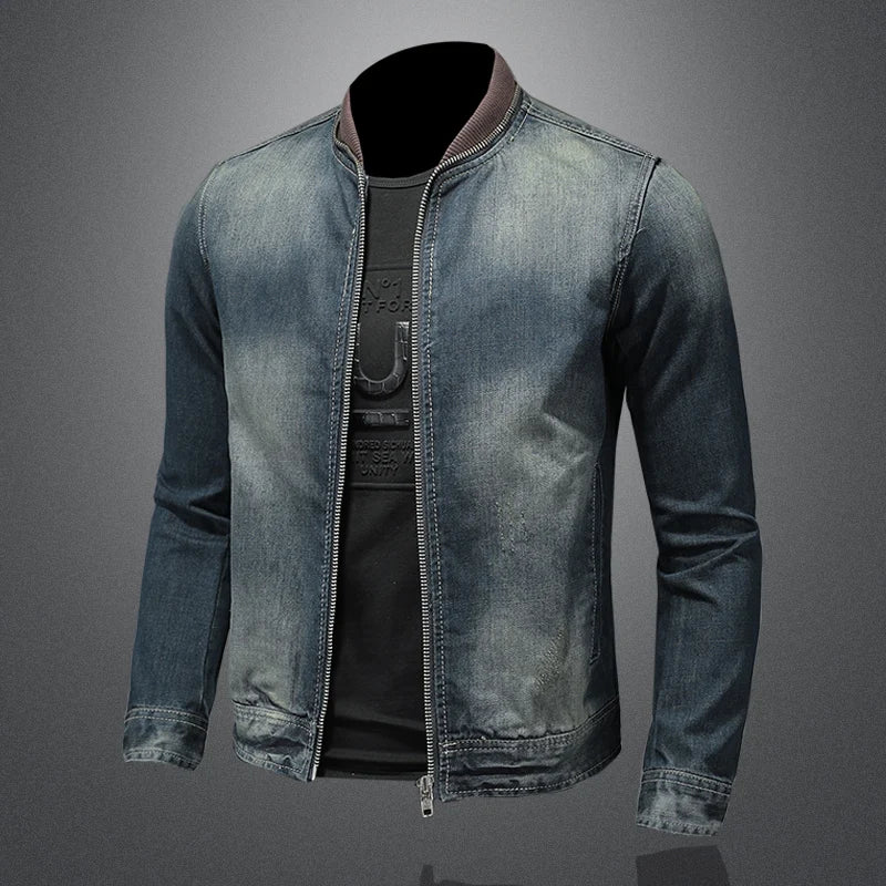 Men Denim Jackets Men Casual Tide Classic Coat Outwear Male Jeans Jackets