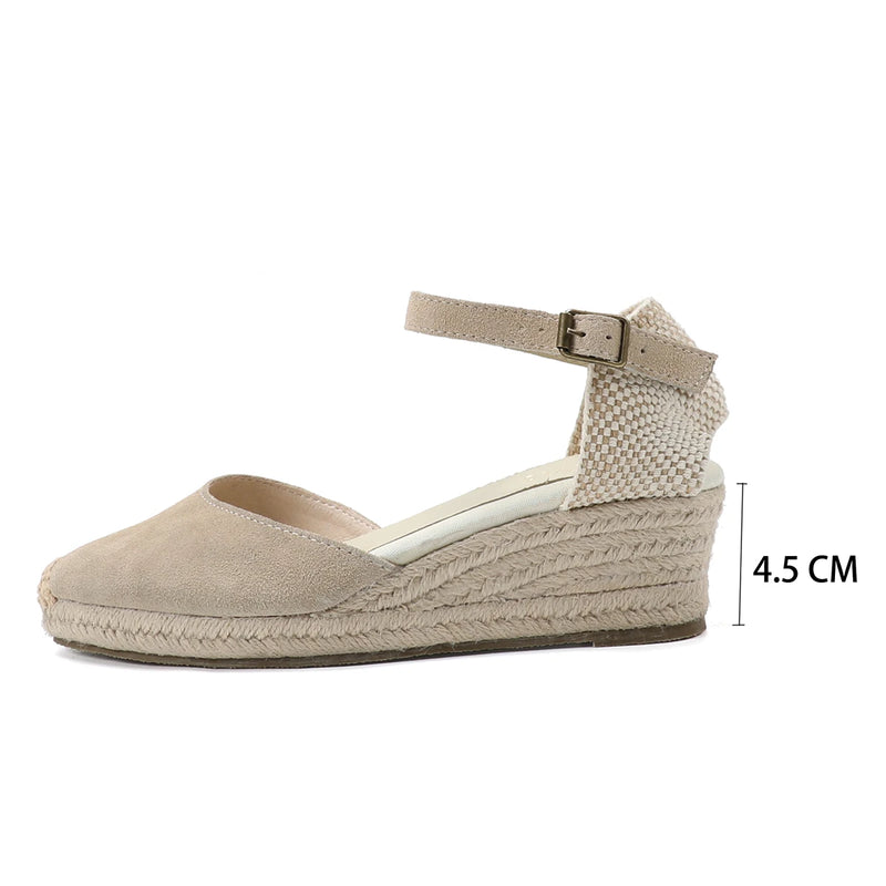 Genuine Open Solid Sandals Women's Elastic Casual Sandal