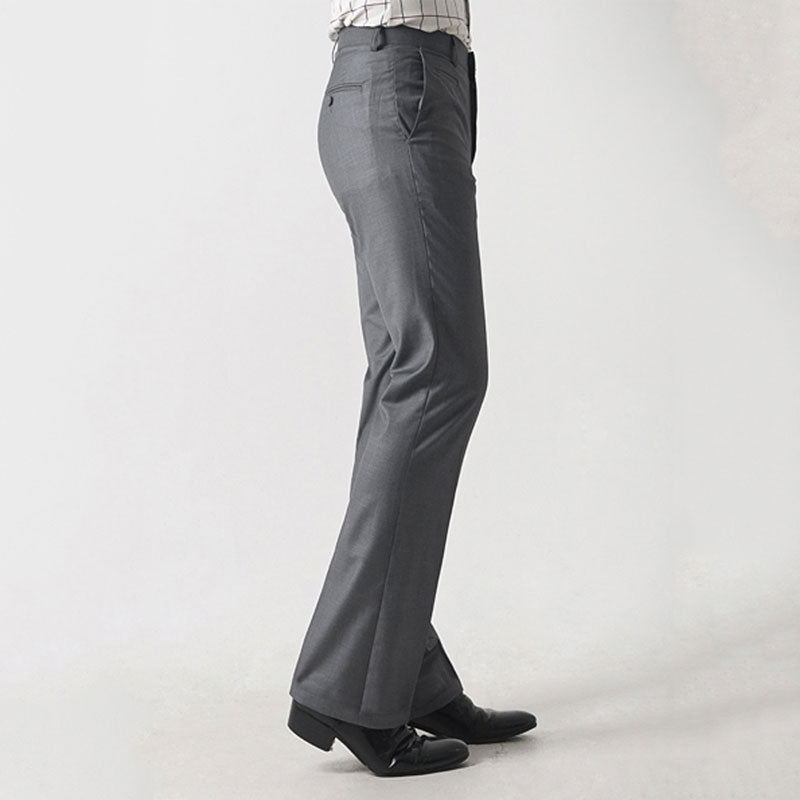 Men Casual FIared pants Slim-fit non-scalding White trousers Male version of the Big pants wide-leg pants