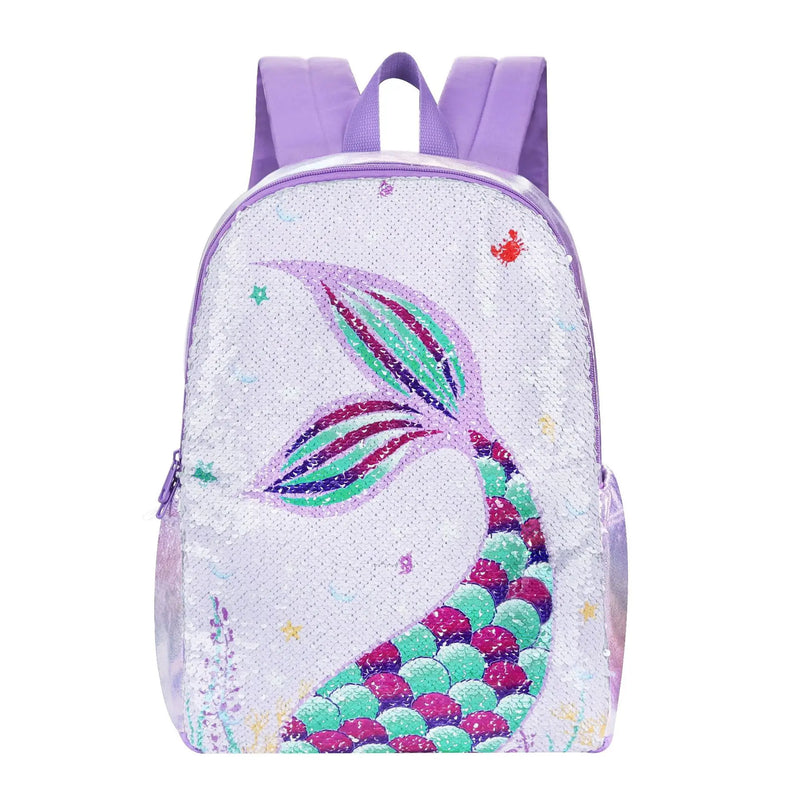 Sequins Girls Schoolbags For Primary School Students Backpacks Kids Mermaid Knapsack Children Fishtail Packsack