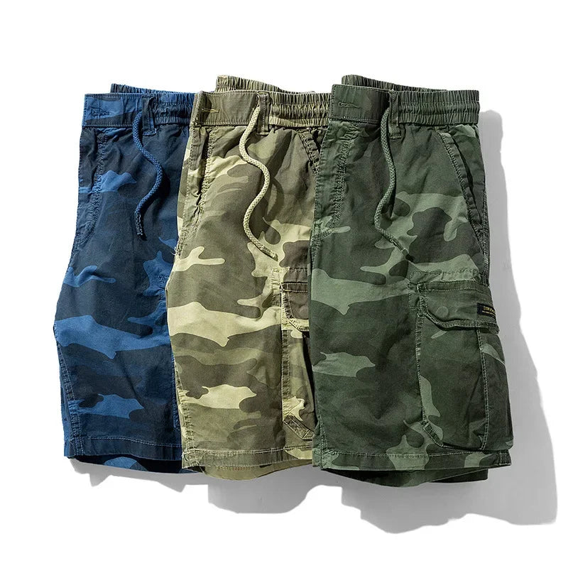 Men Cargo Shorts Cotton Summer And Autumn Camouflage Shorts