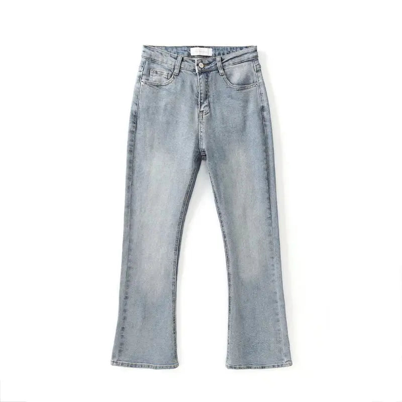 Denim Pants Spring Autumn Ladies Trousers Elegant Women Slim Blue Jeans