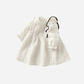 Infant Dress Gown Girl Kids for Autumn Princess White Lace Dresses Children Elegant Frocks