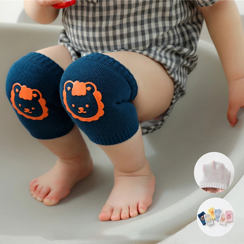 Animals Baby Knee Pads Baby Boys Girls Non Slip Crawling Toddler Elbow Cushion Leg Warmers Baby Knee Protector