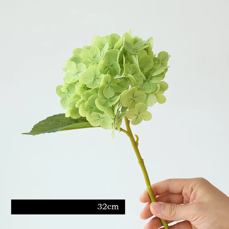 5Pc Moisturizing Artificial Hydrangea Flowers Latex Hydrangea Home Decor Wedding