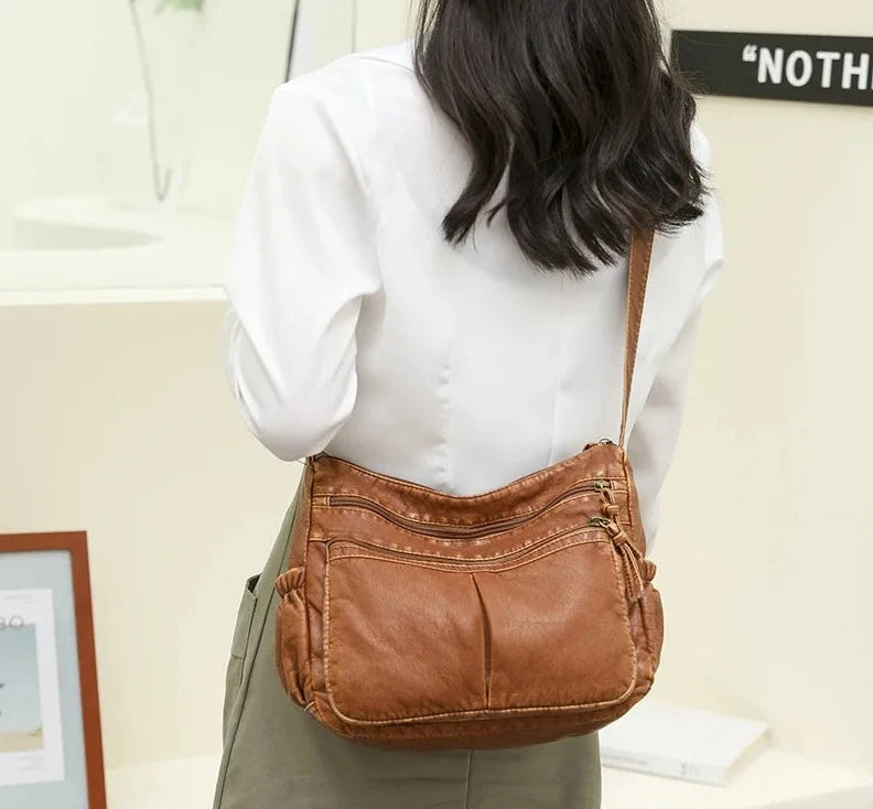 Women Shoulder Bag Leather Crossbody Bag Soft bags for women