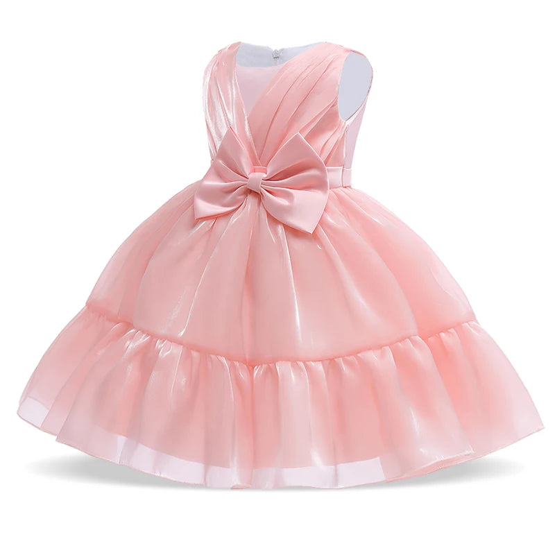 Kids Party Dress For Girl Children Organza Princess Dresses