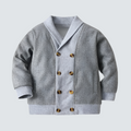 Woolen Jacket Solid Color Warm Infant Toddle Child Coat Double Breasted Spring Autumn Baby Outwear Clothes