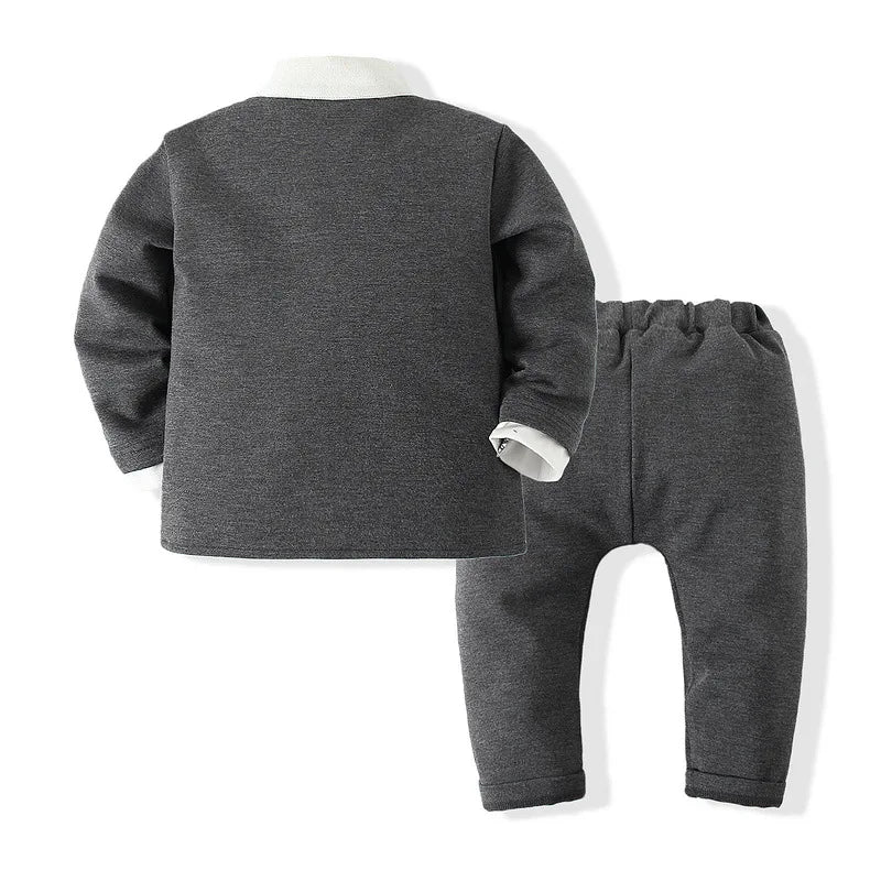 Children Clothing Gentlemen Dress Boys Suit Two-piece Set Kids Clothes for Boys Baby Boy Clothes Sets