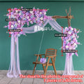 Wedding Party Background Decoration Customized Pink Purple Blue Series Rose Floral