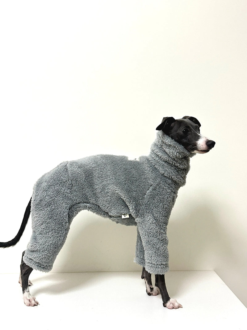 Italian Greyhound Double Side Warm Fleece Dog Coat Whippet Jammies Pajamas Jumpsuit in Winter