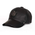 Spring Winter Man Genuine Leather Baseball Caps Male Casual Hats