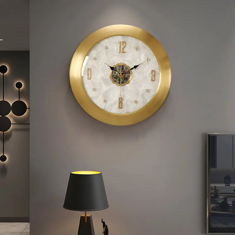 wall clock household living room simple table hanging wall creative decoration quiet quartz clock wall clock