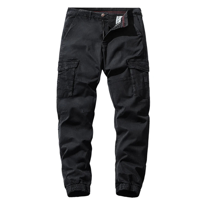 Cargo Pants Men Military Tactical Pants Joggers Casual Cotton Pants Male Trousers Elastic Waist