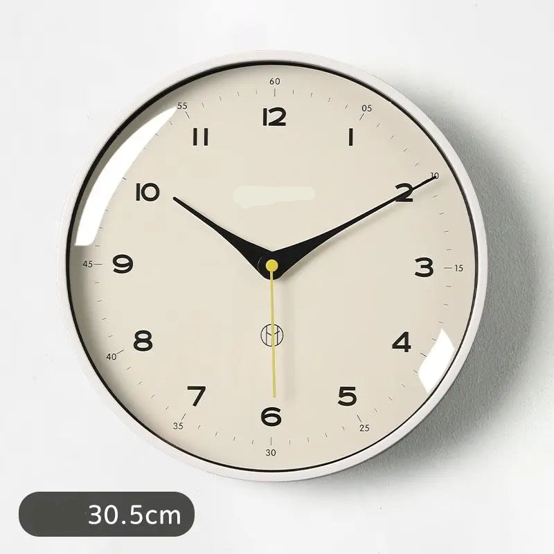 Living Room Wall Clock Household Modern Wall Hanging Watch Nordic Mute Quartz Clock