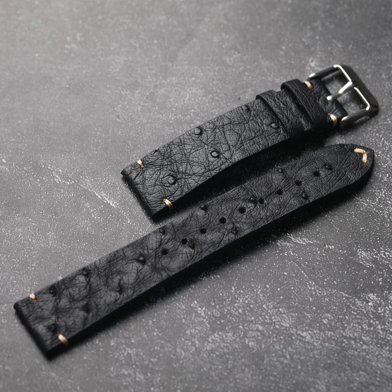 Ultra-Thin Leather Strap Soft Vintage Genuine Leather Bracelet Handmade Men