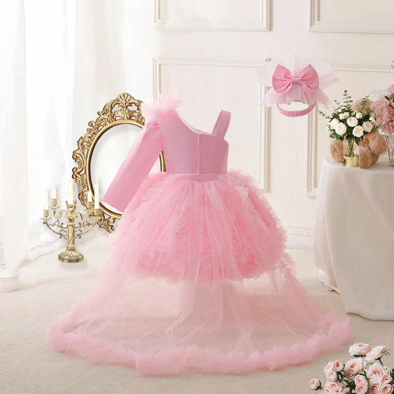 Princess Dress For Girl Children Costume Party Birthday Dresses Elegant Girls Clothes Wedding Gown