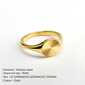 Rings for Women  Do Not Fade Wave Rays Texture Ladies Ring Jewelry