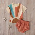 Newborn Baby Clothes Toddler Girl Summer Outfits Casual Cute T-shirt Shorts Kids Clothing Set