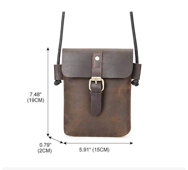 Shoulder Bag Genuine Leather Small Sling Bags Soft Leather Crossbody Bag