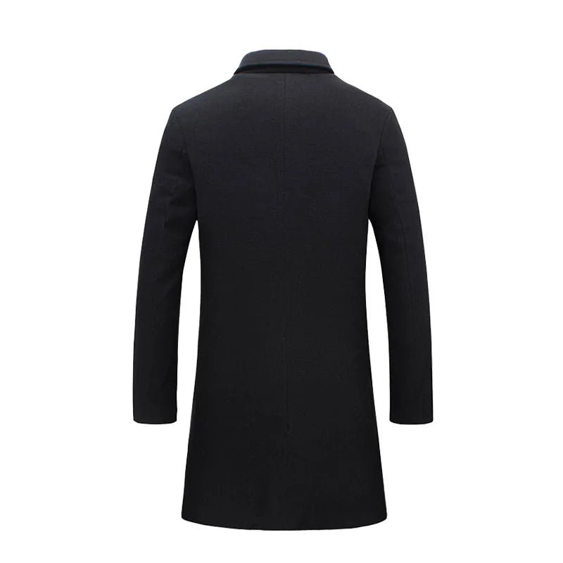 Men Jackets Men Slim Fits Coats Business Mens Long Winter Windproof Outwears