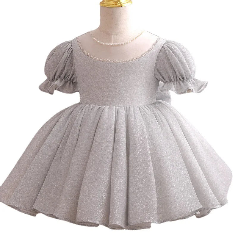 Children Girls Dress Princess Dress Girl's Piano Performance Princess Dress Baby Girl's 1st Birthday Dress