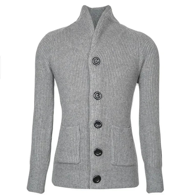 Men Sweater Jackets Thick Coat Knit Knitted Sweater Overcoat for Male Raglan sleeve Jacket